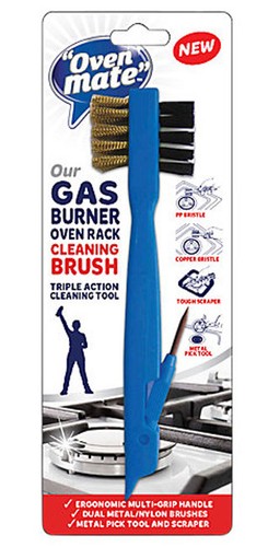 Gas hob burner - hob, brush