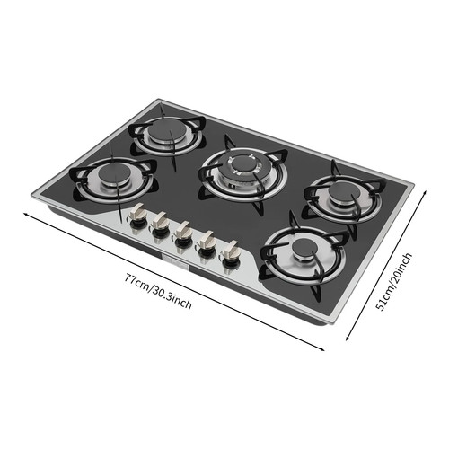 Gas hob burners - 5, burners,