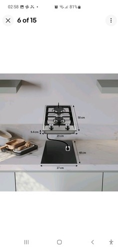 Gas hob burners built - hob,