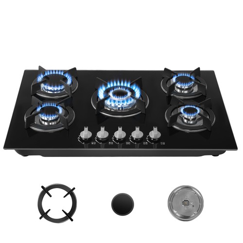 Gas hob burners - 5, burners,