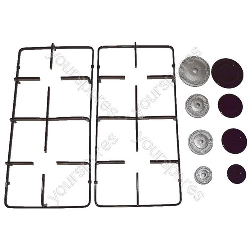 Cooker gas hob pan support - gas,